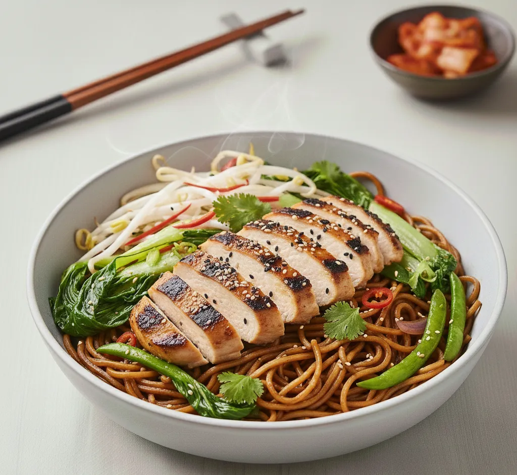 chicken teriyaki soba
