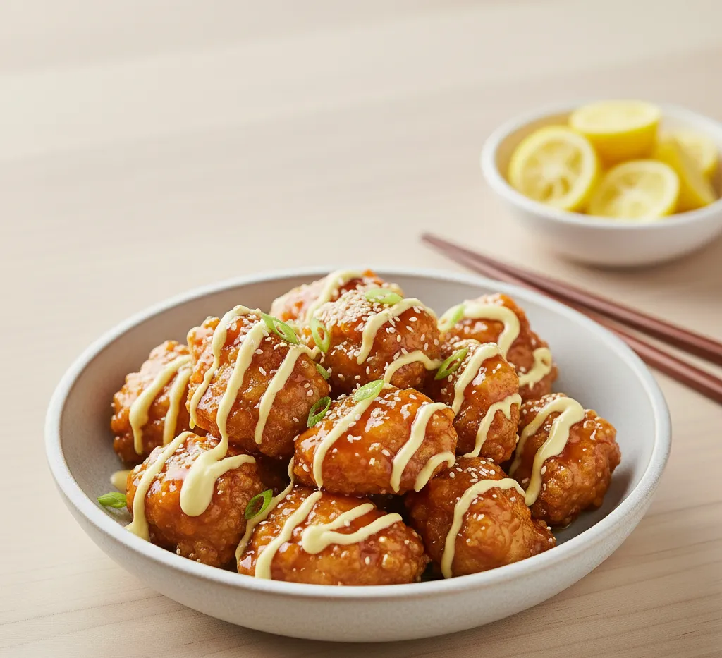 Hot Honey Fried Chicken Teriyaki