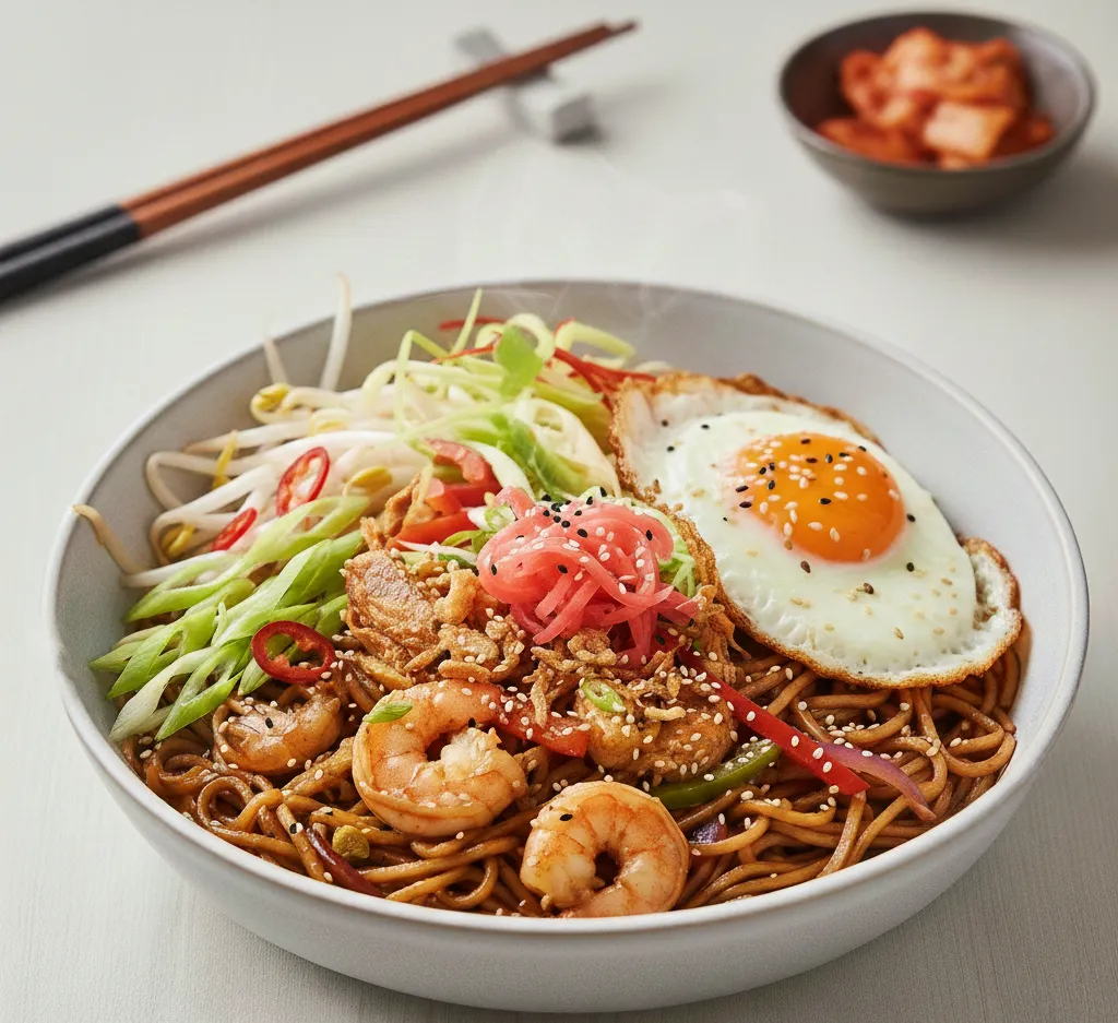 yasai yaki soba | mushroom