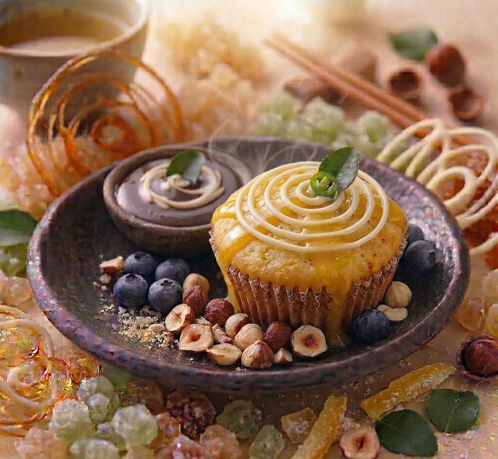 lemon yuzu muffin wagamama sweets