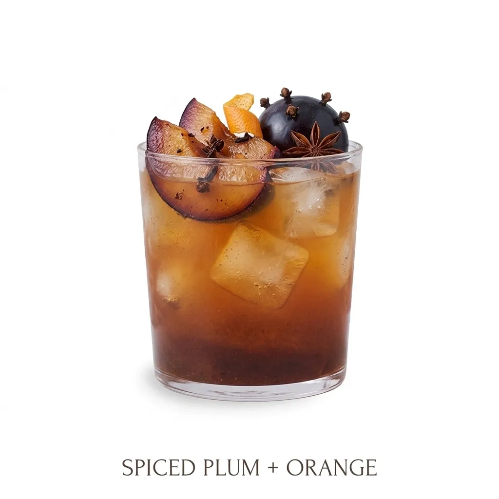 spiced plum + orange wagamama drinks menu