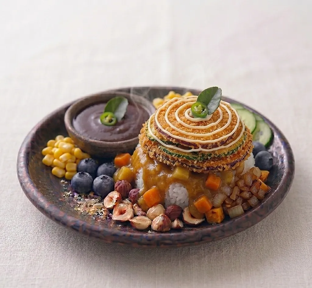 Yasai kastu with kastu curry chiken kastu curry