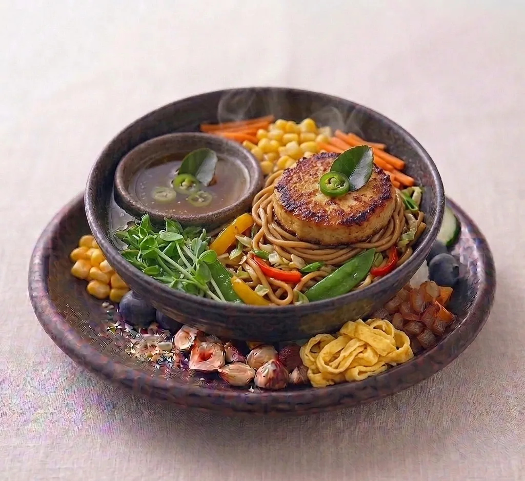 yasai yaki soba | rice noodles