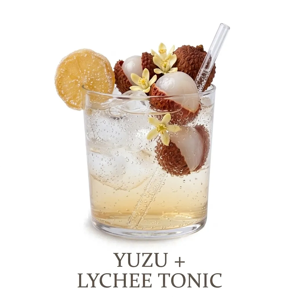yuzu lychee tonic