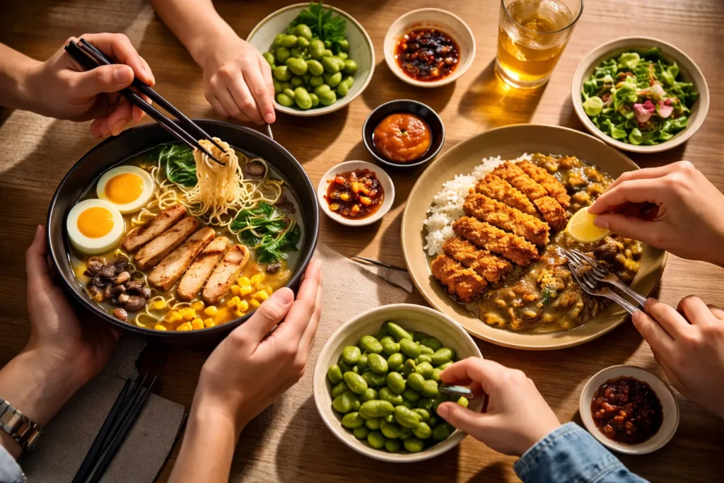 Ramen Bowls,. Rice Dishes,Curry Plates