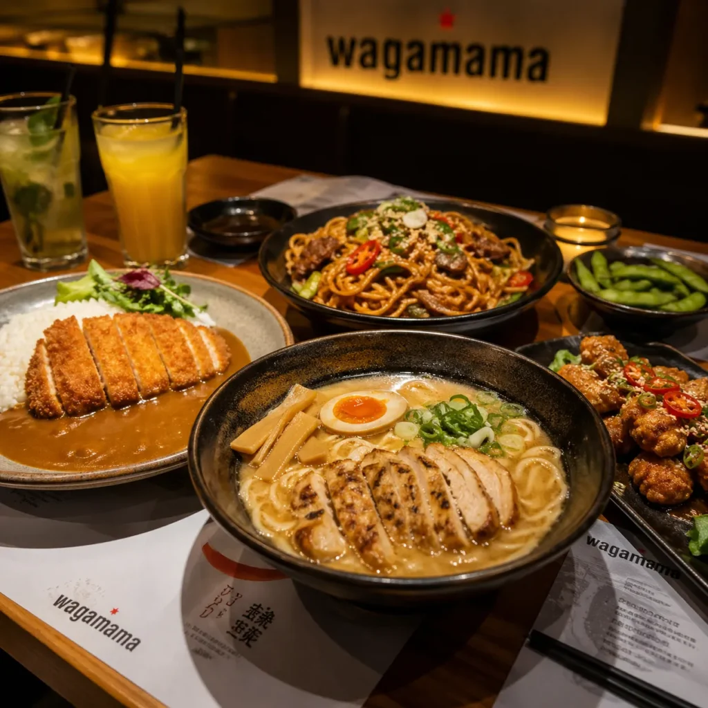 Wagamama Dinner Menu