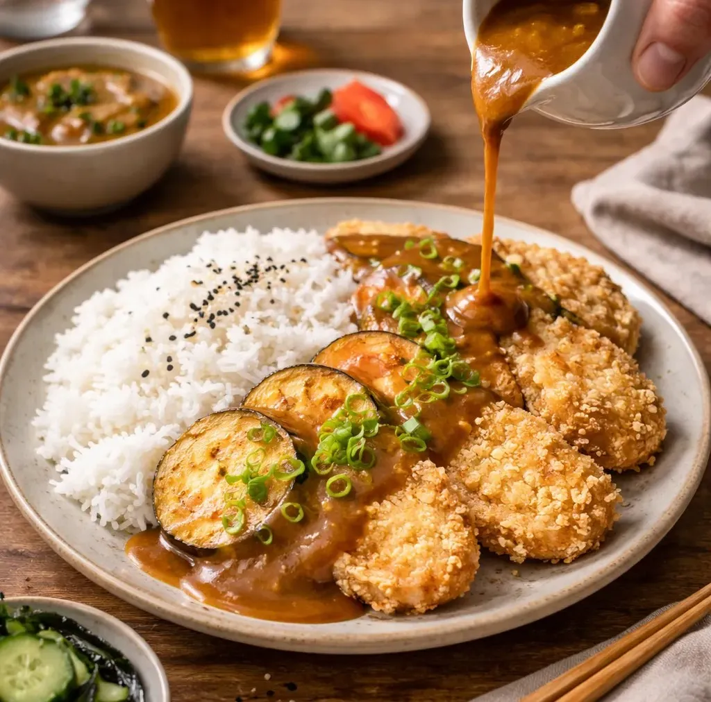 Crispy vegetable katsu