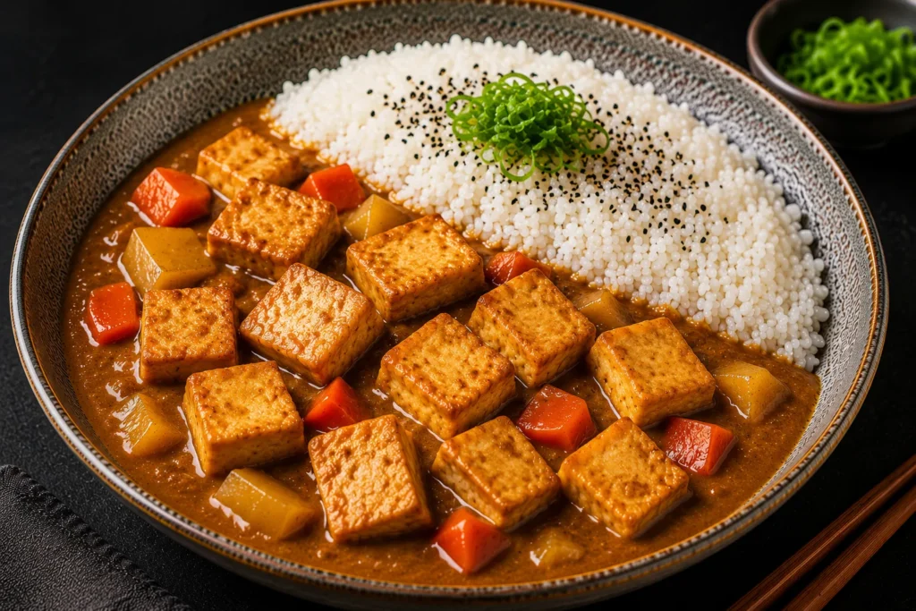 Tofu Raisukaree Japanese vegetarian curry details at Wagamama UK.